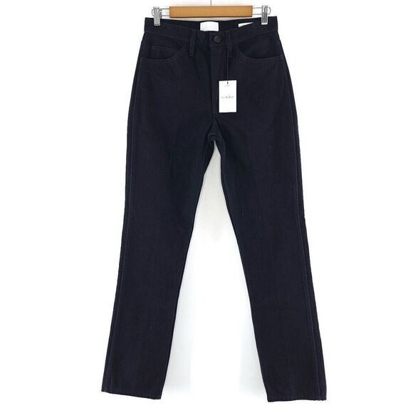 Frame Le Italien True Straight Black Noir Jeans Womens Size 25 - Picture 1 of 11